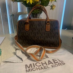 Signature Michael Kors satchel
